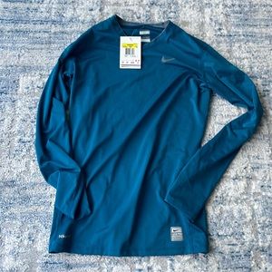 NIKE BLUE LONG SLEEVE SHIRT